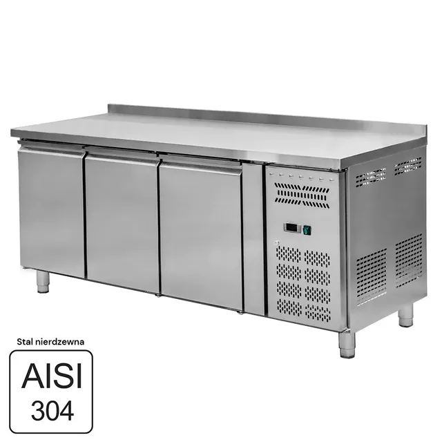 Mega-M STMR/VCH/178/70/R290/R/N tavolo freezer 3 porte -20°C