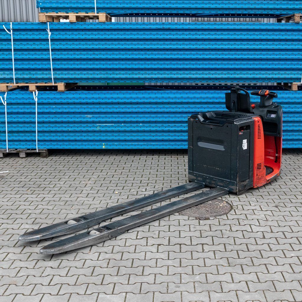 Linde N20 transpallet elettrico commissionatore forche 240 cm