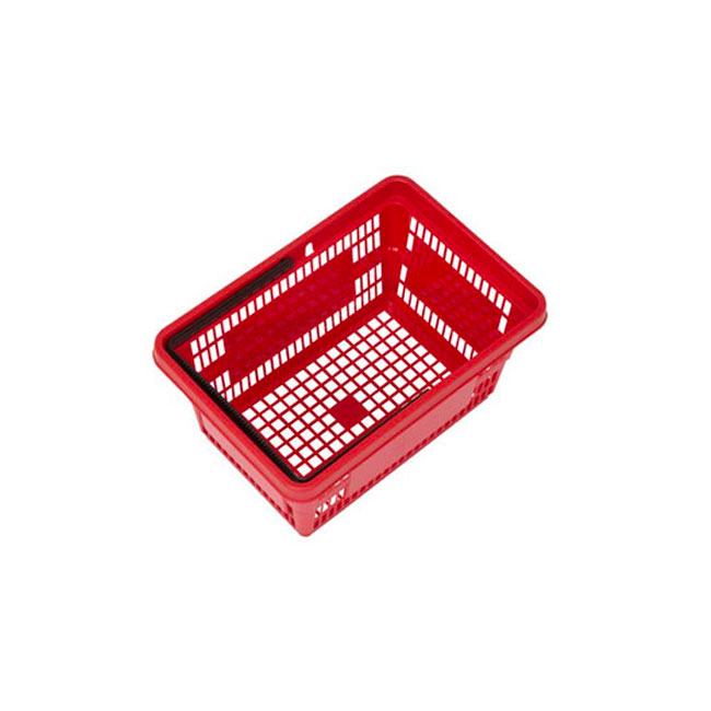 Agosistem Cestino Spesa Plastica 20 Lt Rosso