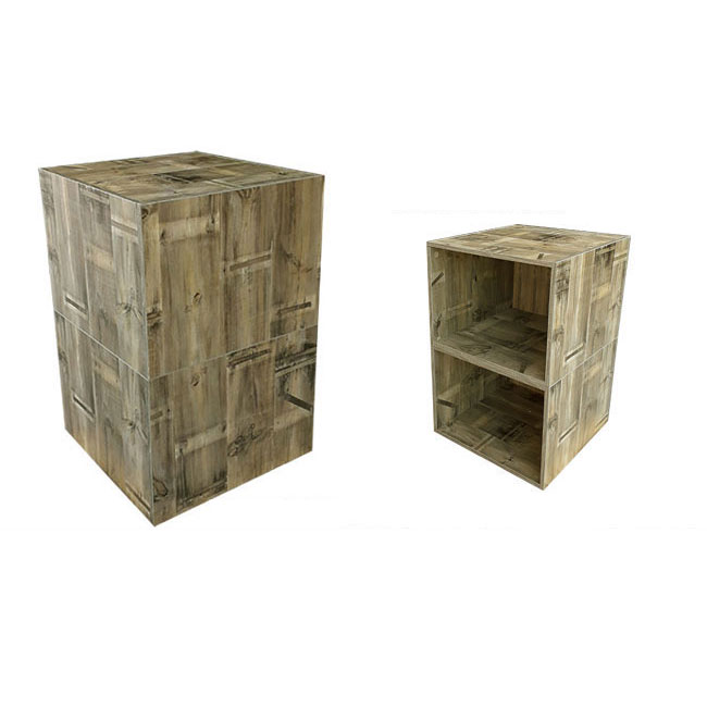 Agosistem H&D Banco 60 banco legno 60x60 cm bianco