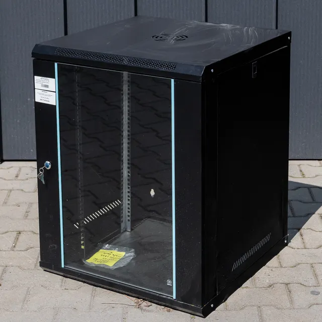 Mega-M 15U armadio rack 19” 60x60x75 nero sospeso