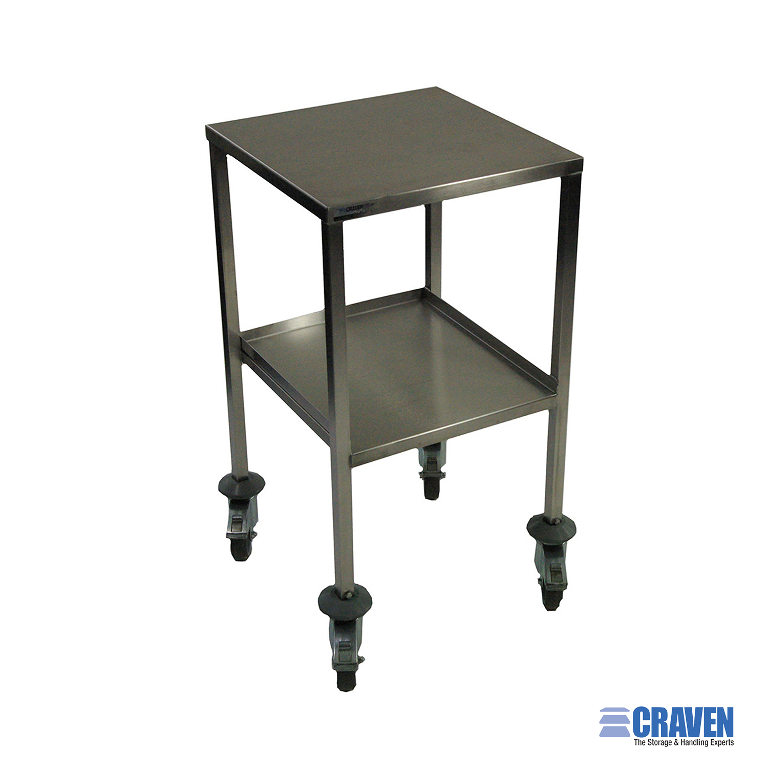 Craven MDT carrello medicazione inox 2 ripiani