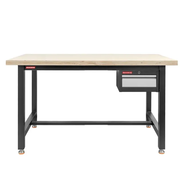 Werkberg S-150 cm banco da lavoro cassetto grafite