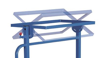Variofit VF 400802 carrello casse euro 60x40 200 kg inclinato
