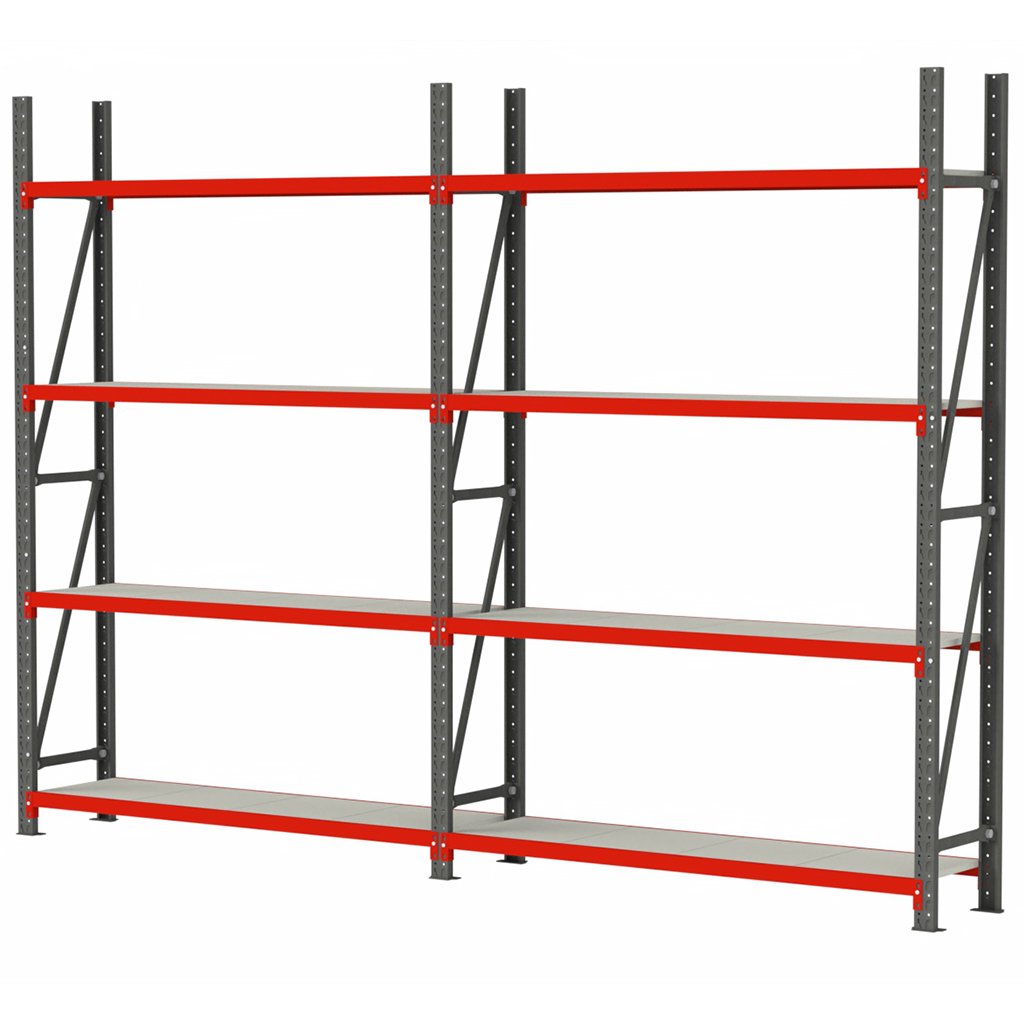 Mega-M Fortis scaffale magazzino 8 ripiani 425x40x240 portata 350 kg