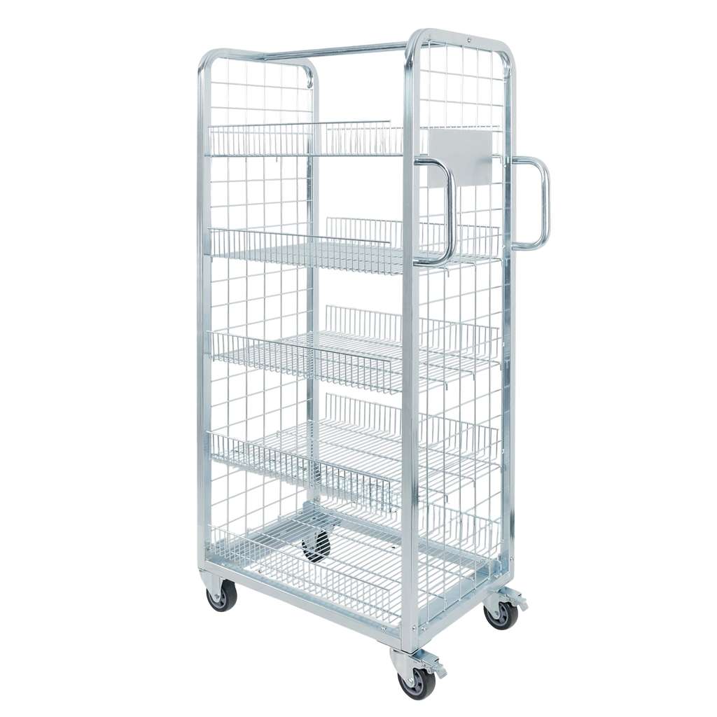 Forkberg Sortus carrello a ripiani 5 ripiani 150 kg zincato