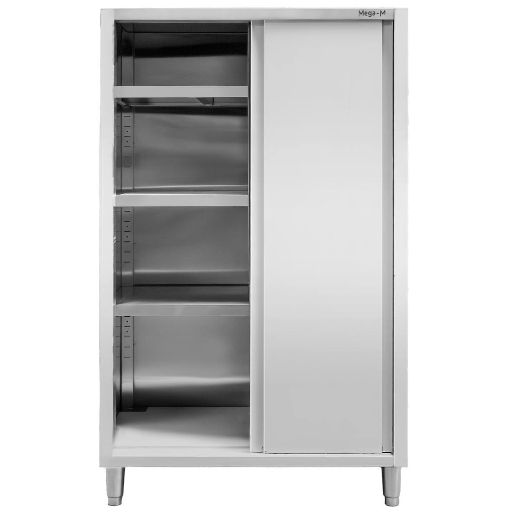 Mega-M 120x60x200 armadio gastronomico 2 porte scorrevoli inox