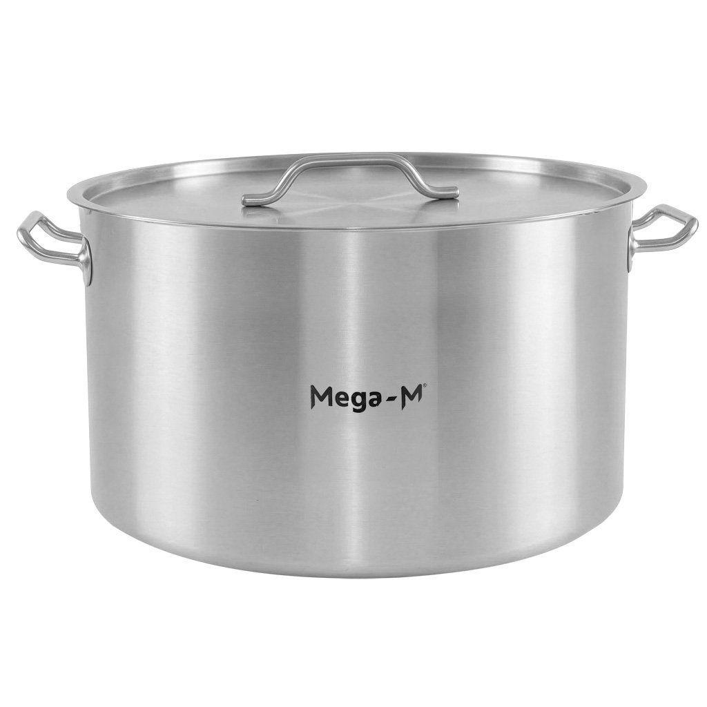 Mega-M Standard pentolone inox 58L 50x30 con coperchio