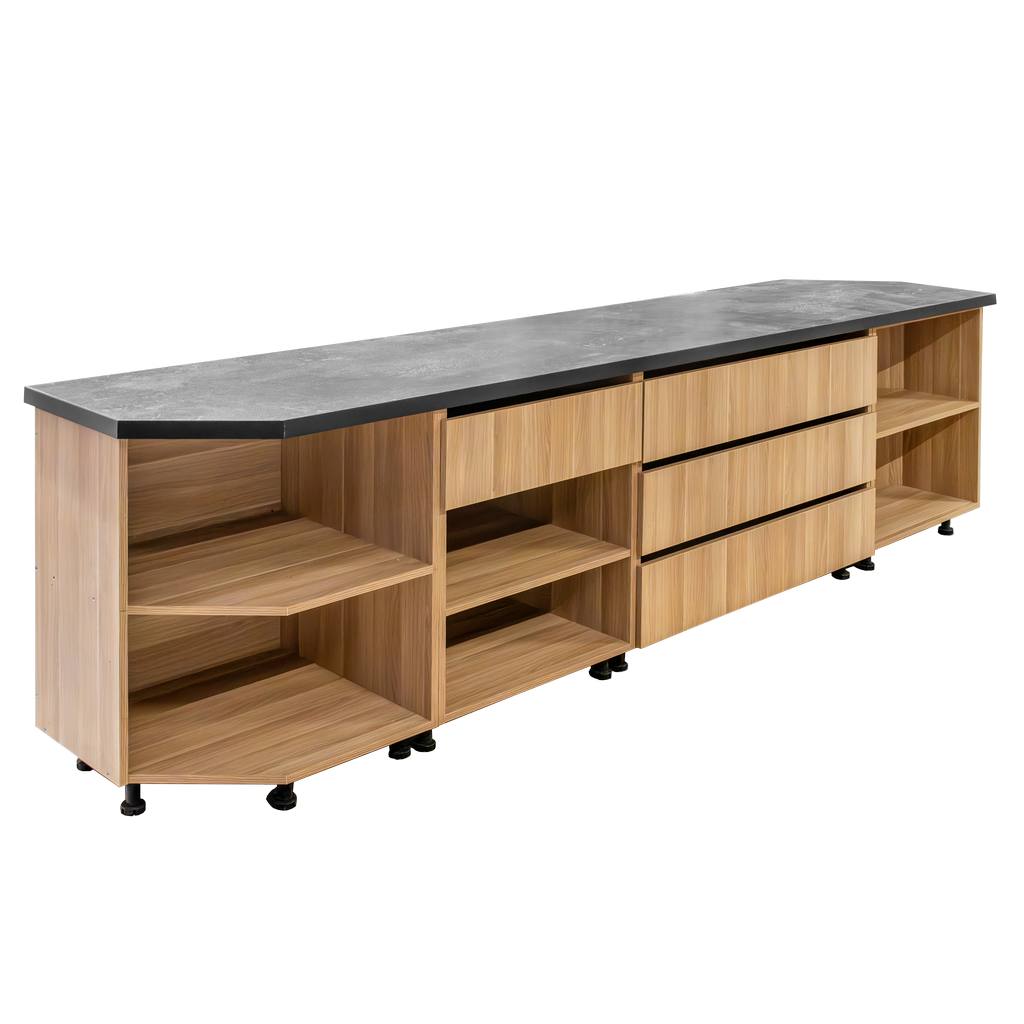 Mega-M banco cassa 290x60x113 cm rovere americano