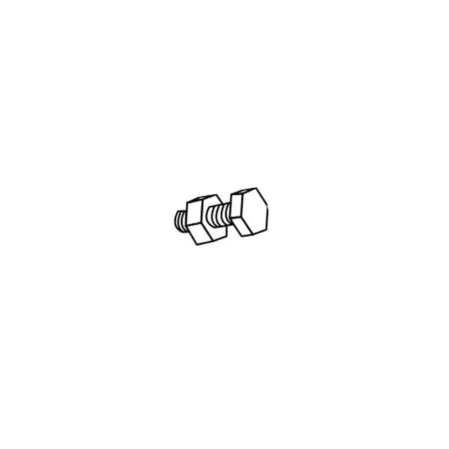 Agosistem Bullone e Dado M8 bullone zincato H 20 mm