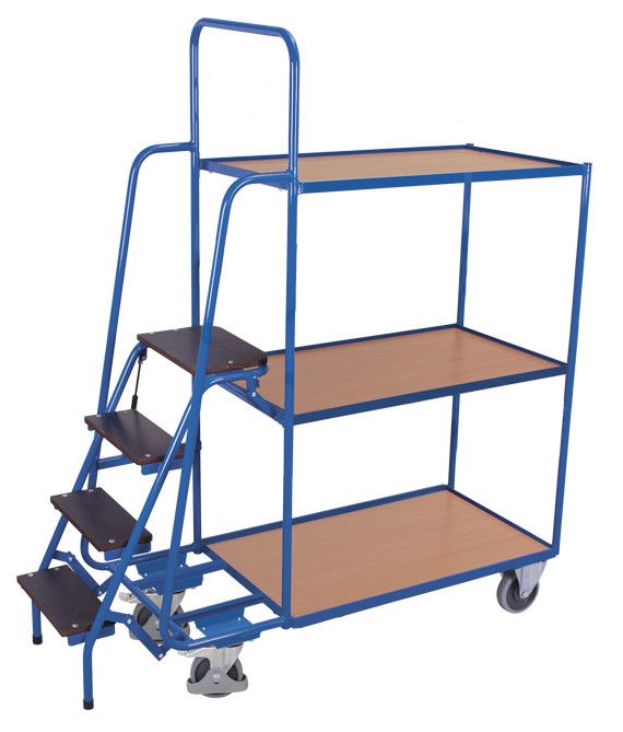 Variofit VF 600616 carrello a 3 ripiani portata 250 kg