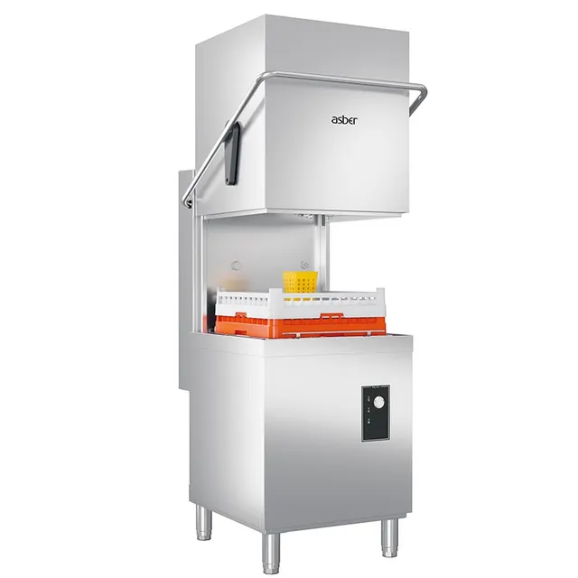 Asber GEX-H500 B DD lavastoviglie a capottina pompa scarico