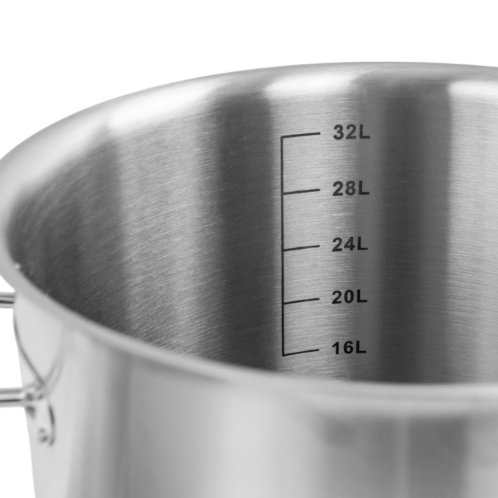 Mega-M Standard pentola inox alta 36L 36x36 coperchio
