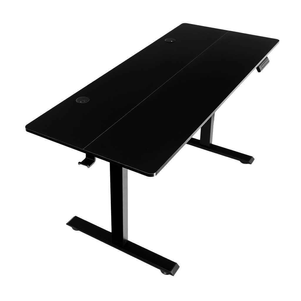 Furvero scrivania elettrica regolabile nera 140x60 cm