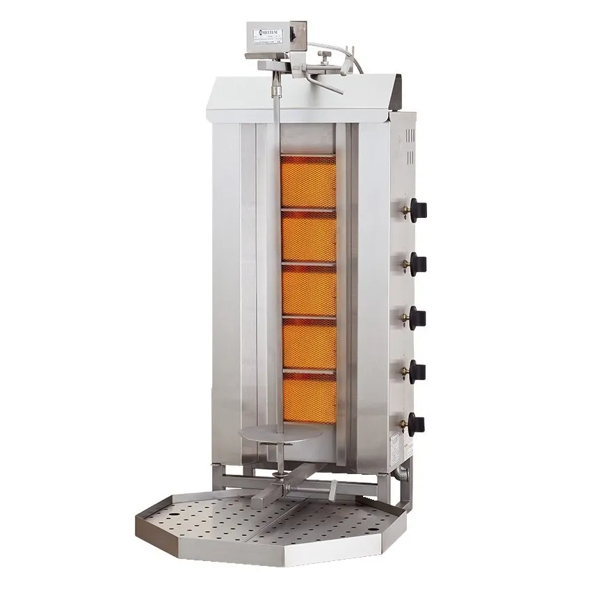 Meltem MD-5 girarrosto kebab a gas 5 fuochi