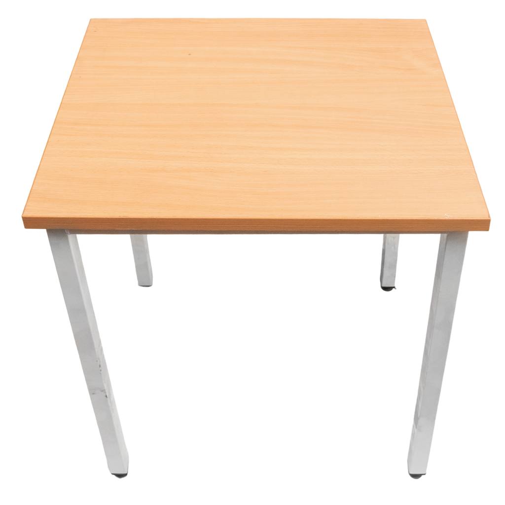 Tavolo mensa 60x50x80 cm piano faggio gambe regolabili