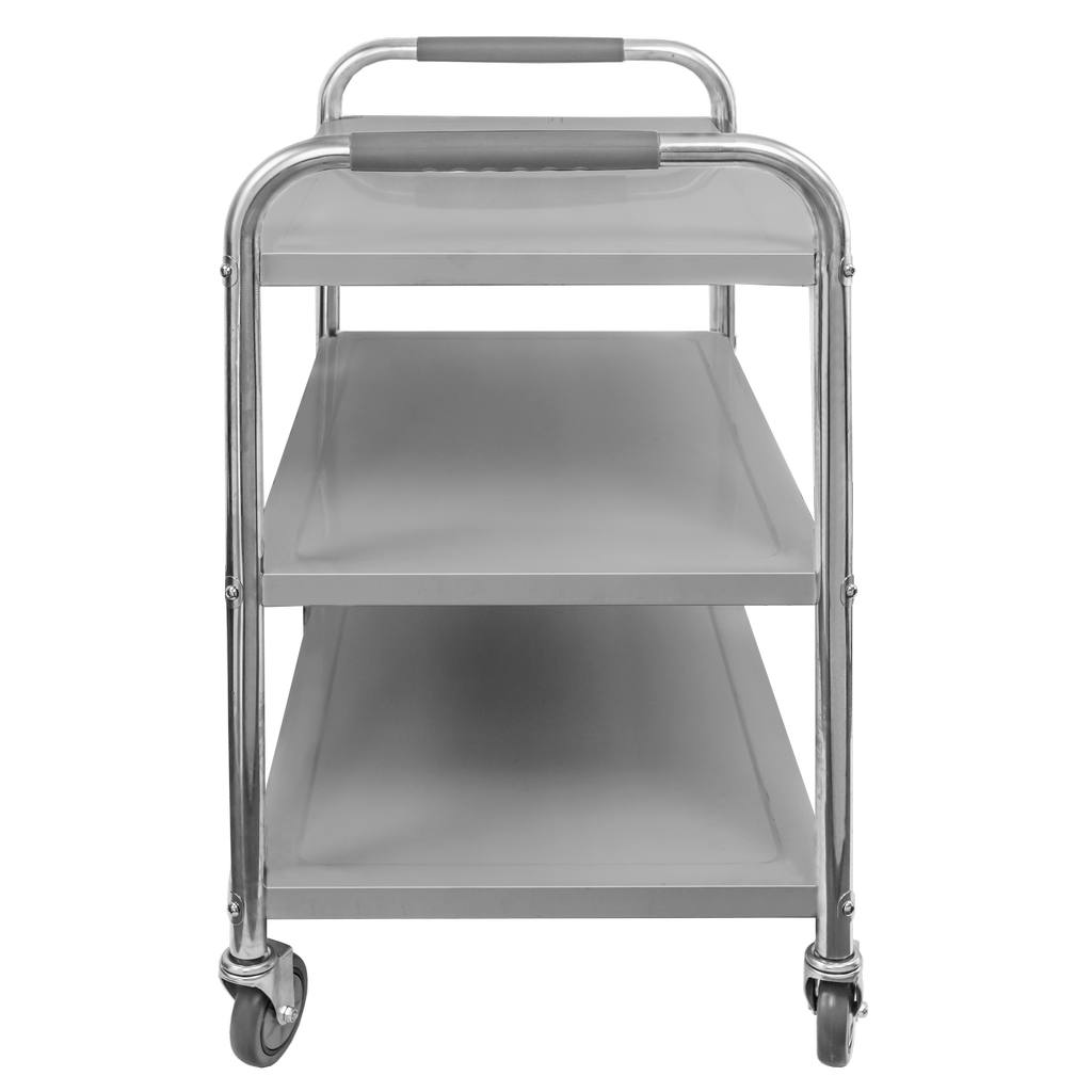 Mega-M Standard carrello servizio inox 90x50x90 3 ripiani