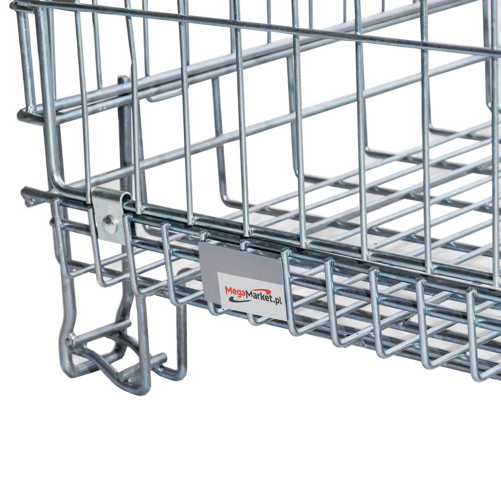 Mega-M contenitore rete gitterbox pieghevole 125x105x98 cm 500kg