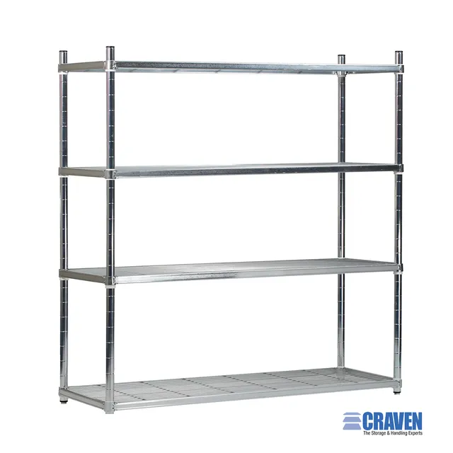 Craven SWM scaffale filo acciaio inox 4 ripiani celle frigo