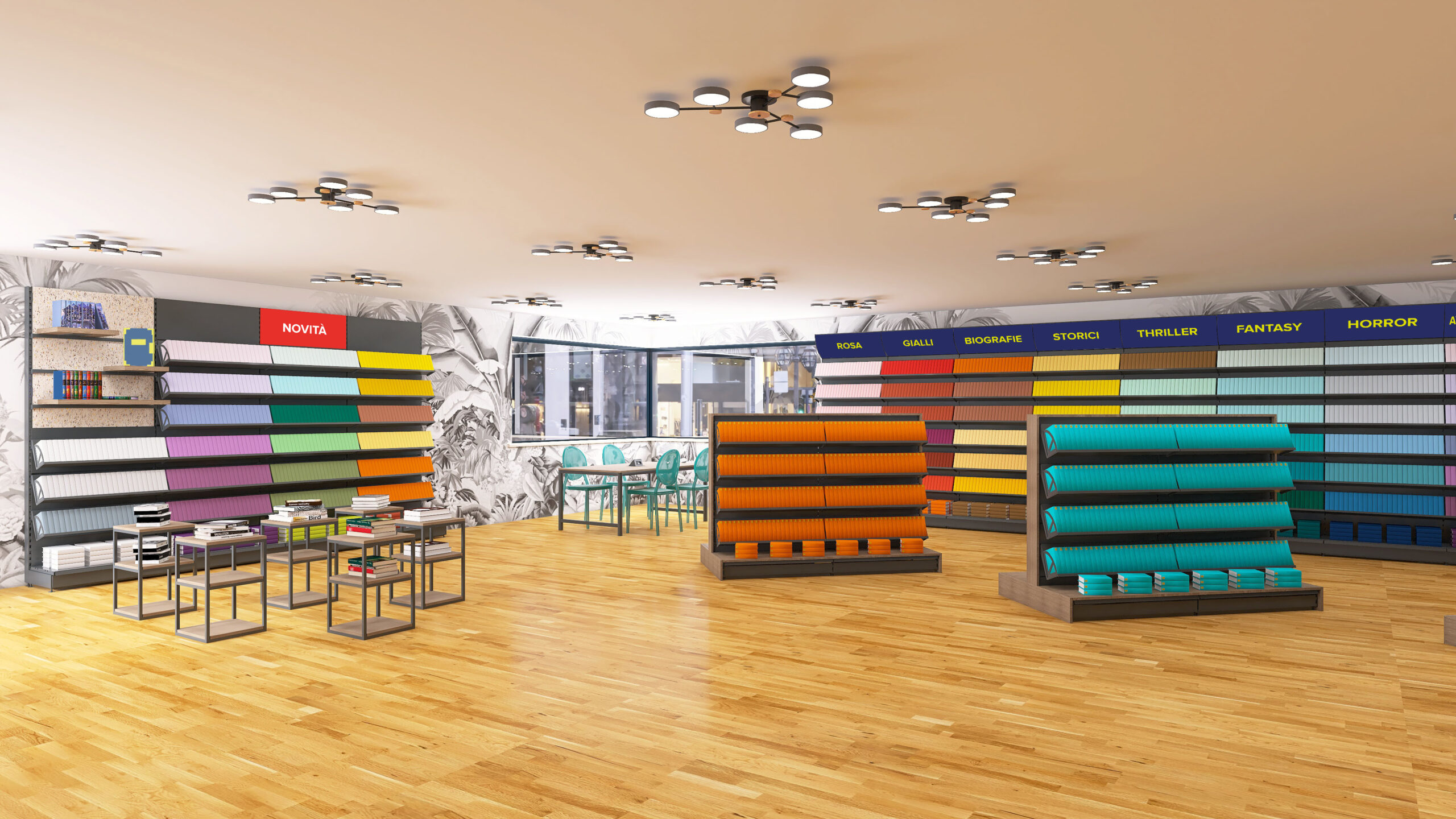 Design89 Libreria Edicola arredo negozio