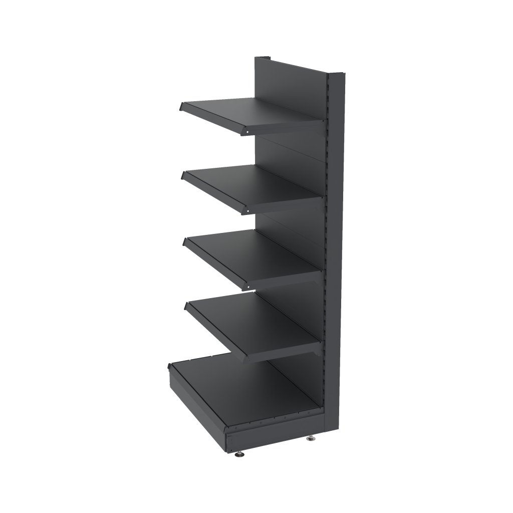 Mega-M Merkury II H-170 L-83 scaffale negozio grafite 120 kg