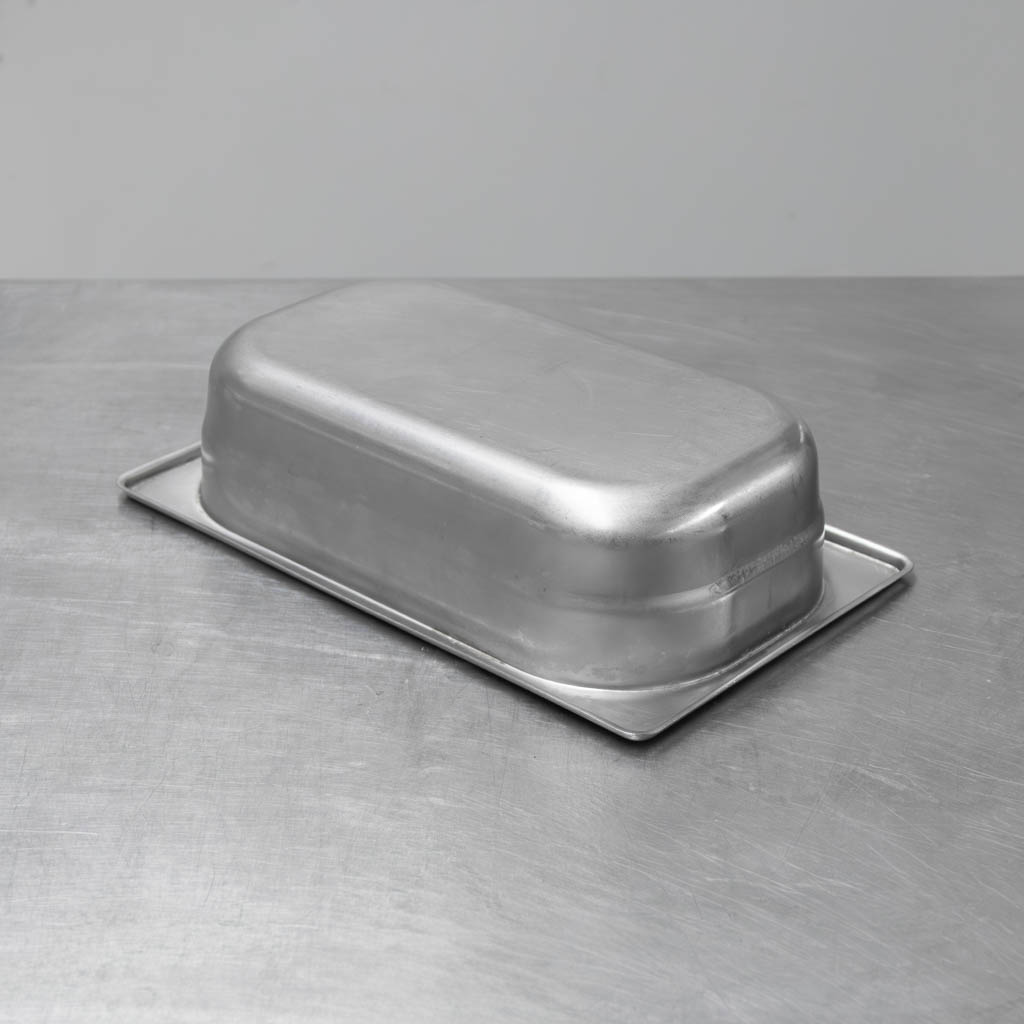 Vaschetta GN 1/4 26,5x16,2x10 cm contenitore inox 10 cm
