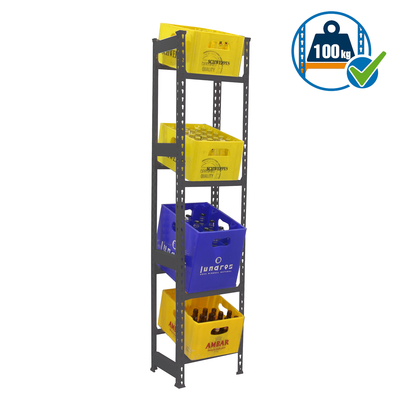 Simonrack SimonBottle 4 scaffalatura 4 ripiani portabottiglie