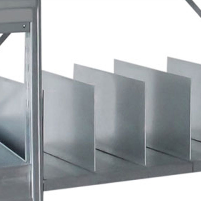 Agosistem M35 divisorio per ripiano scaffale zincato