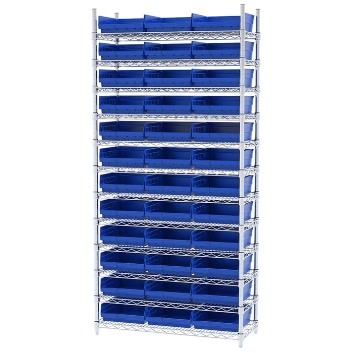 Akro-Mils AWS143630170 scaffalatura con 36 box 91 cm