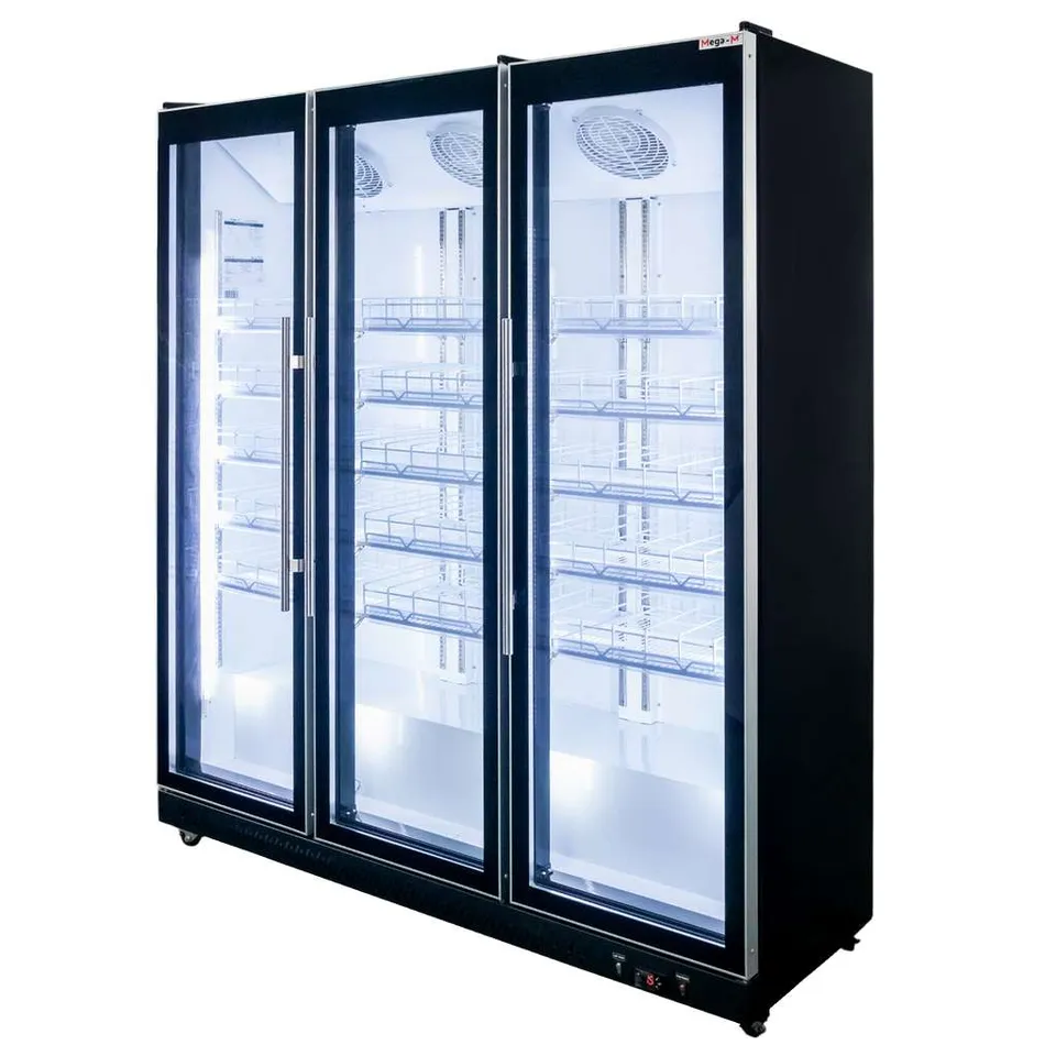 Mega-M Diego R168 Prestige frigo vetrina 3 porte 1200L LED