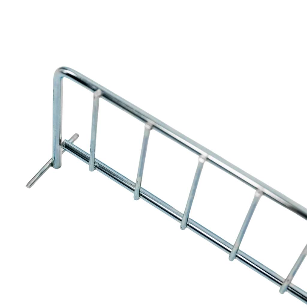 Mega-M divisore scaffale zincato 37x6 cm
