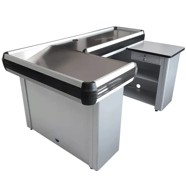 Agosistem banco cassa statico supermarket vasca inox