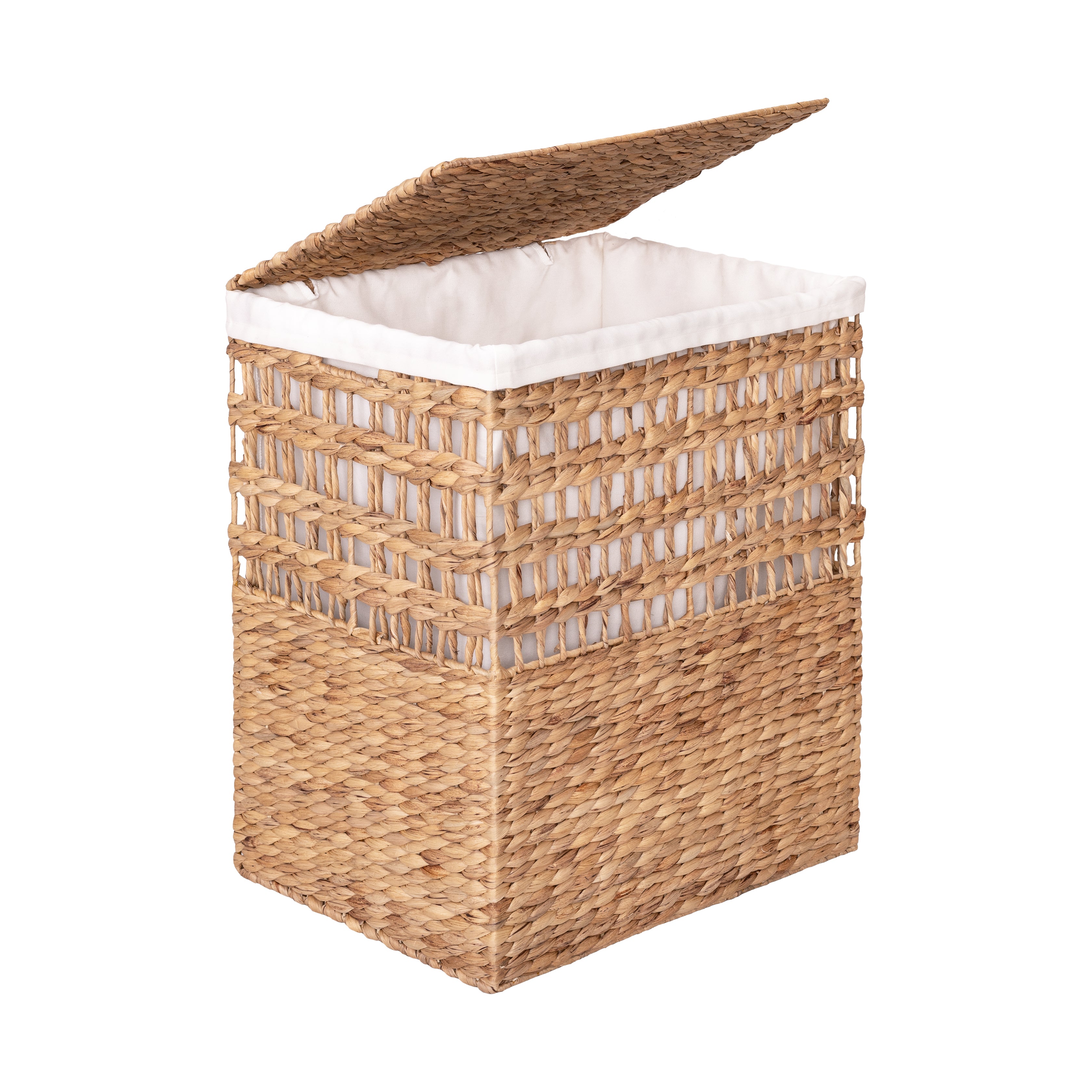 Seville Classics cesto portabiancheria giacinto set 4 pezzi naturale
