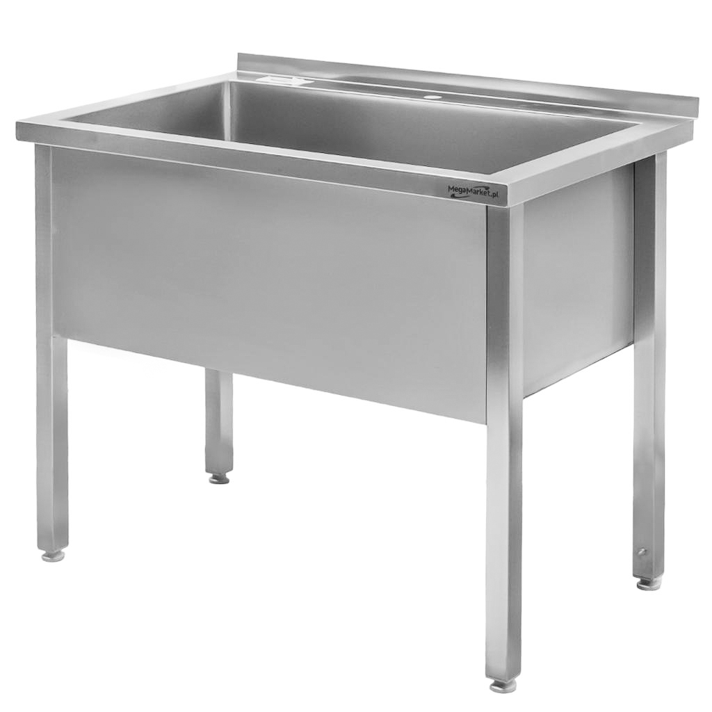 Mega-M lavello gastronomico 1 vasca inox 100x60x85 cm