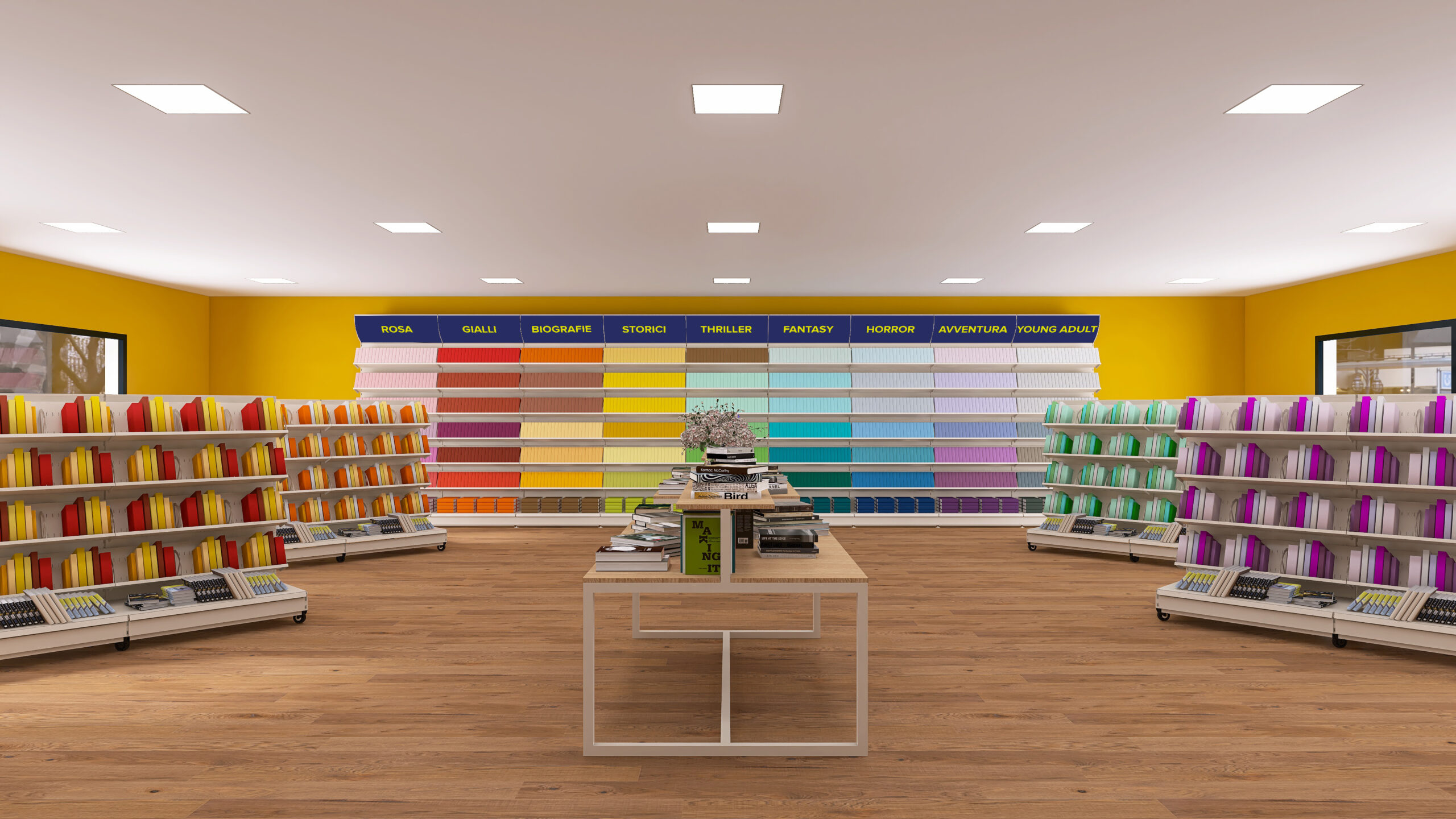 Design89 Libreria Edicola arredo negozio