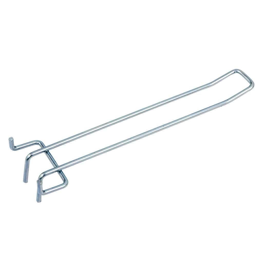 Mega-M gancio doppio euro forato L 20 cm Ø 4 mm zincato