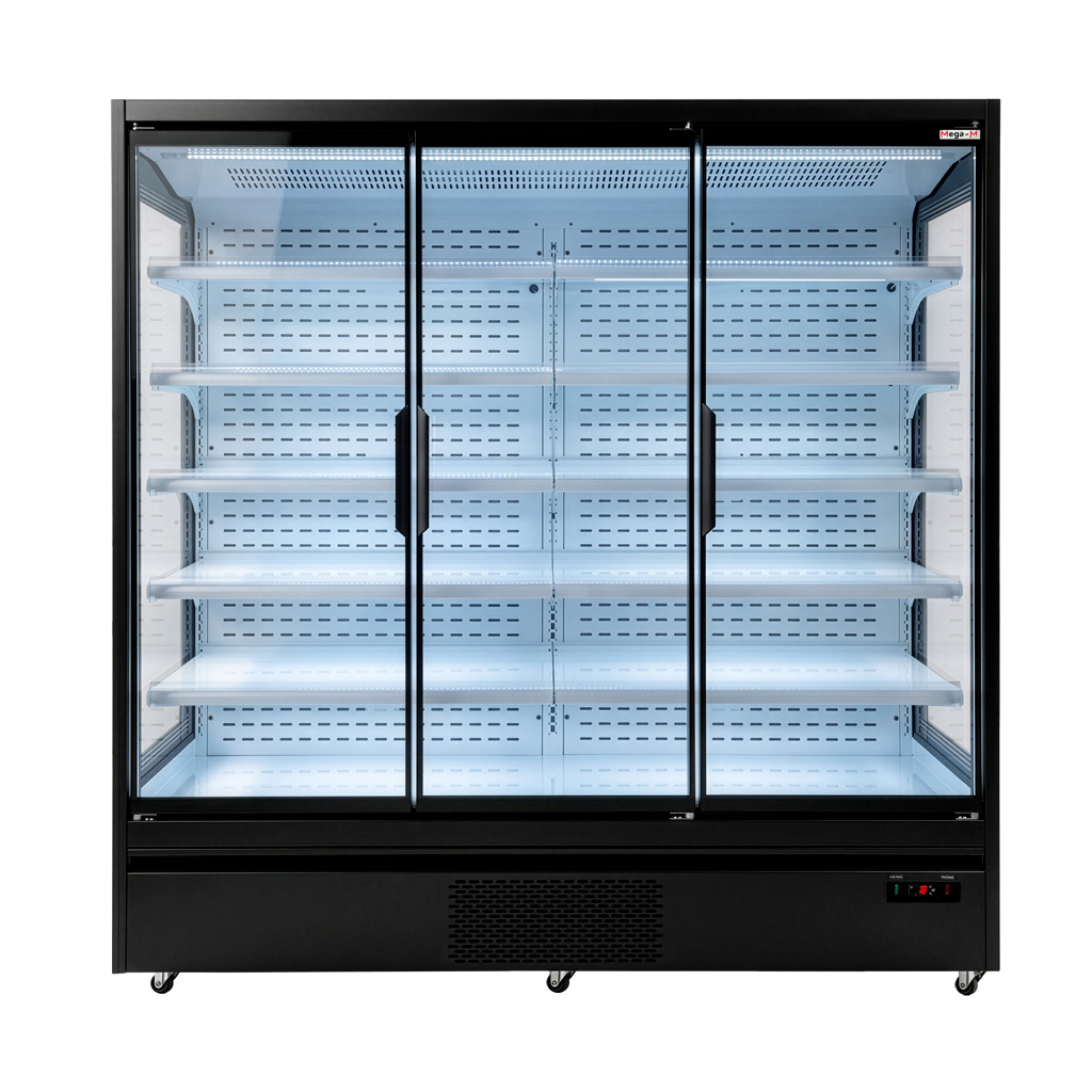 Mega-M Hugo Plus RU 195 cm banco frigo nero