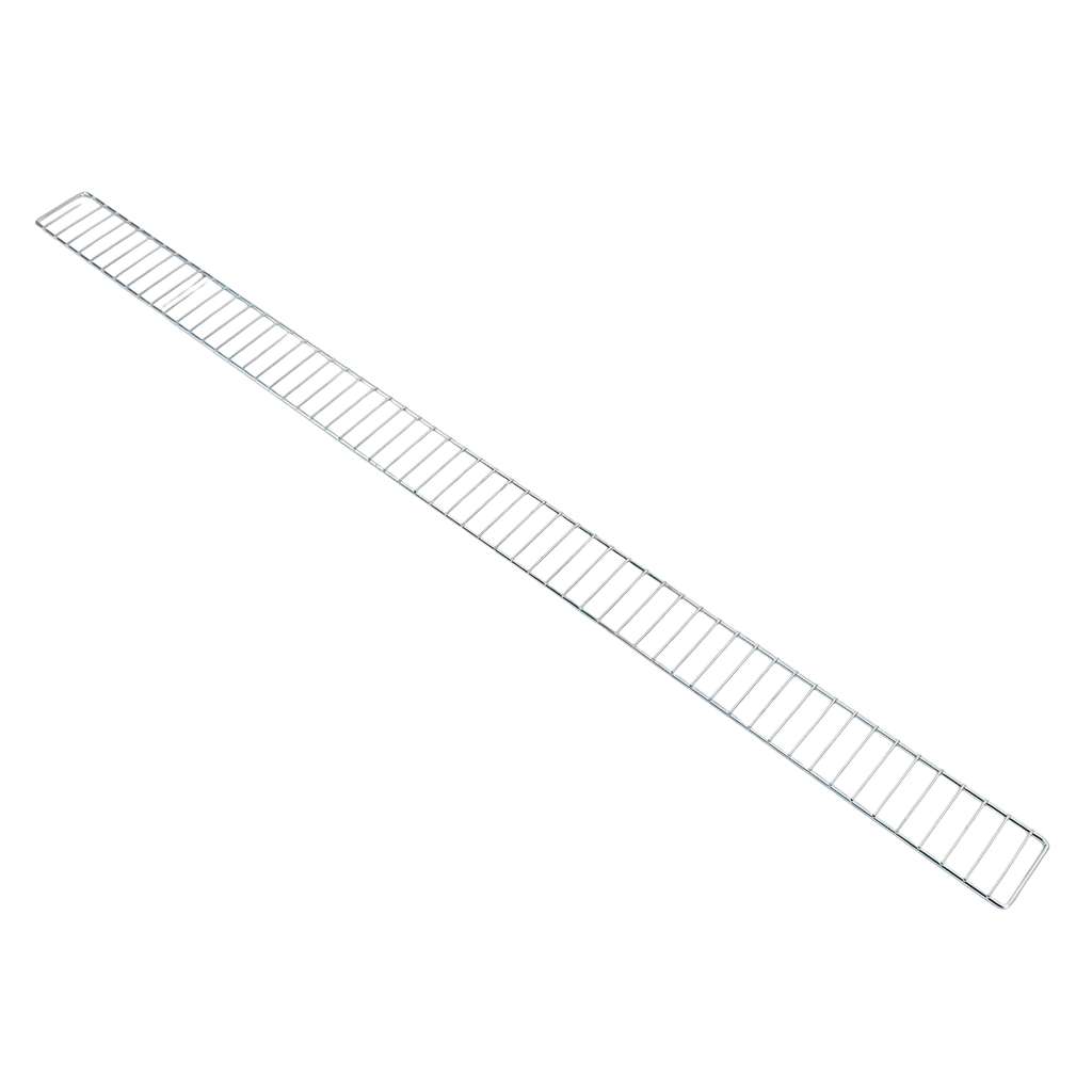 Mega-M fermamerce zincato L 133 cm H 8 cm per scaffale