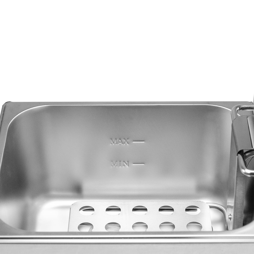 Mega-M 6L 3kW friggitrice elettrica 6 litri con coperchio