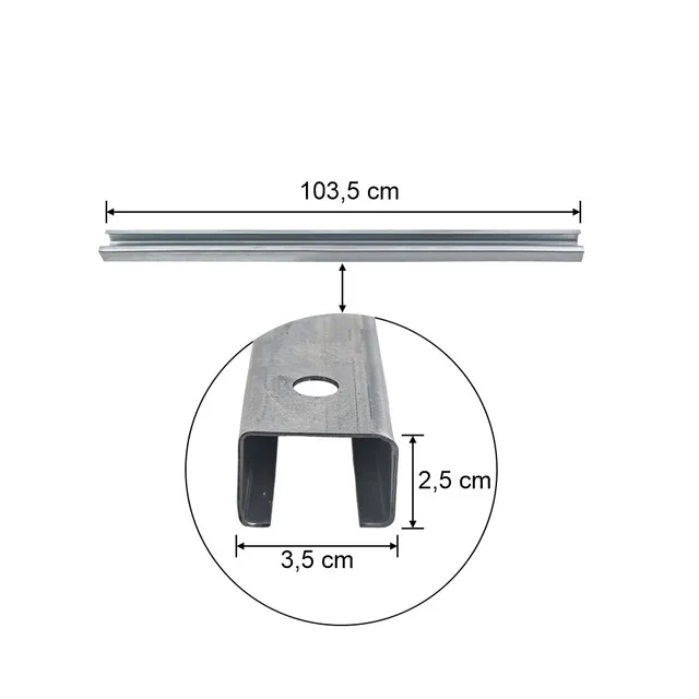STOW PNFB controvento orizzontale zincato 103,5 cm