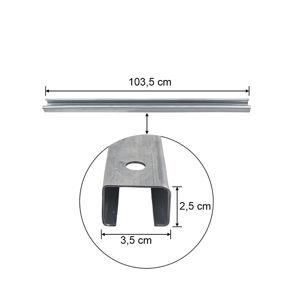 STOW PNFB controvento orizzontale zincato 103,5 cm