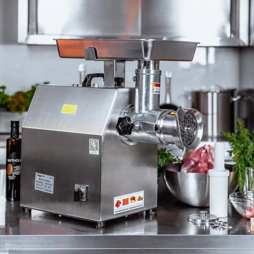 Mega-M tritacarne elettrico 300 kg/h 1500W inox