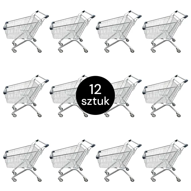 Mega-M YR 125L carrello spesa 52 cm set 12 pz