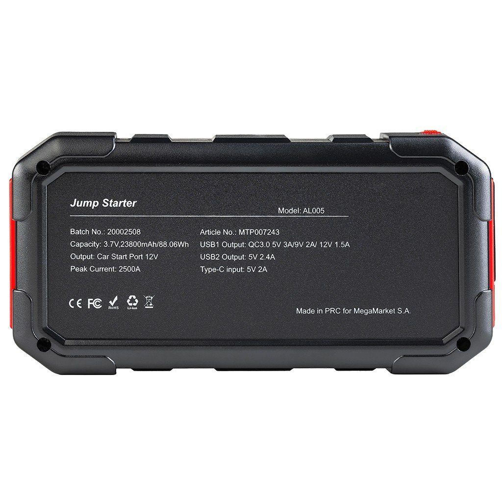 Werkberg AL005 avviatore batteria 23800mAh 2500A wireless