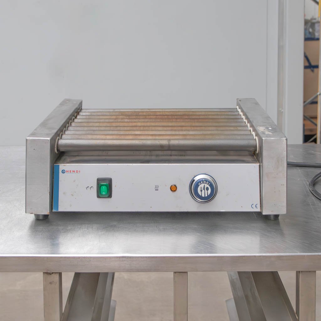 Hendi 268605 Grill a Rulli per Hot Dog 150°C