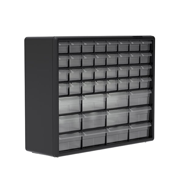 Akro-Mils 10144 cassettiera plastica 44 cassetti con divisori