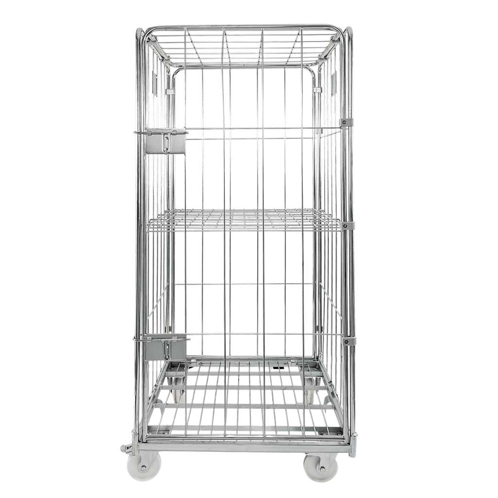 Mega-M Universal rollcontainer zincato con ripiano 500 kg