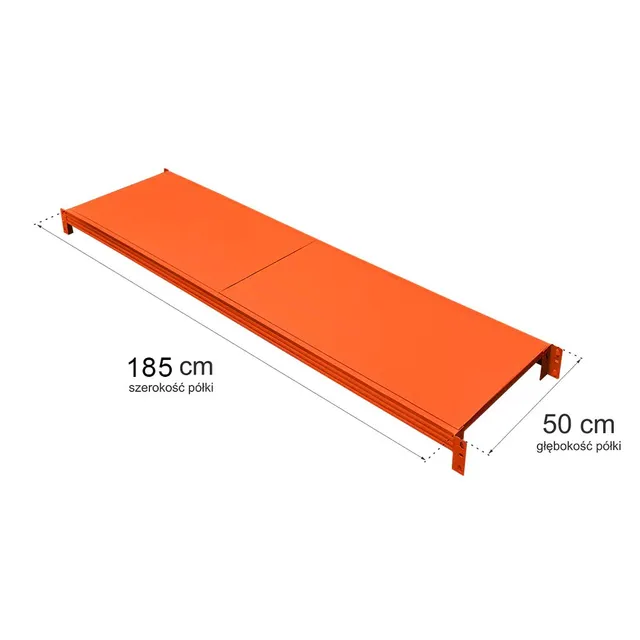 Mega-M Fortis Light Ripiano Scaffale 185x50 cm 200 kg