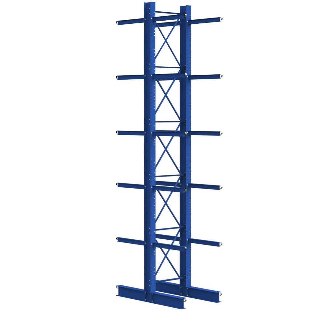Stow scaffalatura cantilever bifronte H 750 cm 2 moduli 1000 kg