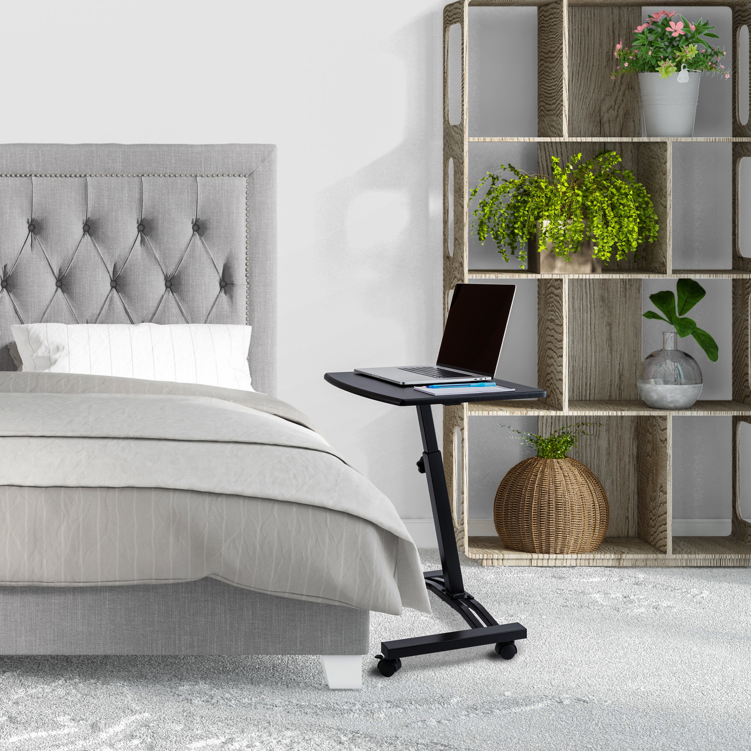 Seville Classics airLIFT OFF65995B carrello laptop bianco regolabile